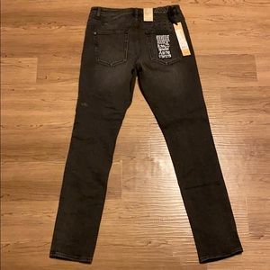 Ksubi Chitch Angst Faded Black Slim Jeans